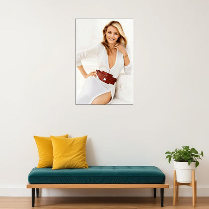 Cameron Diaz Sexy Posed Actress Poster Wall Art Print Home Wall Decor