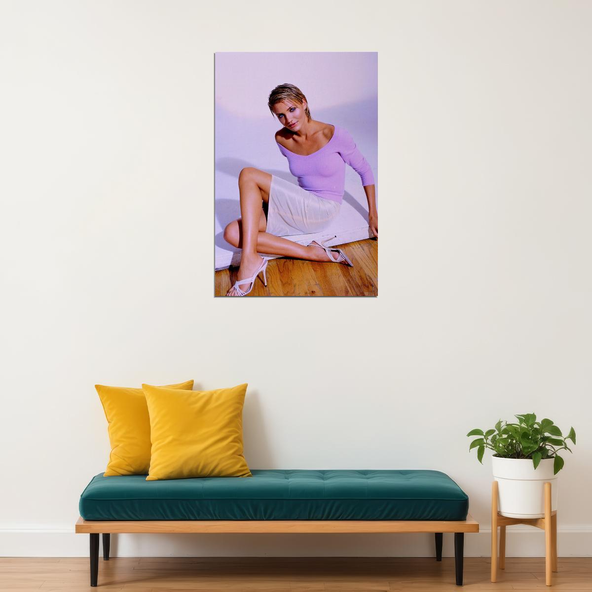 Cameron Diaz Sexy Hot Actress Poster Wall Art Print Home Wall Decor