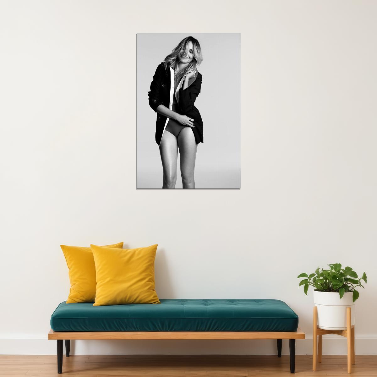 Cameron Diaz Sexy Actress Posed Hot Poster Wall Art Print Home Wall Decor