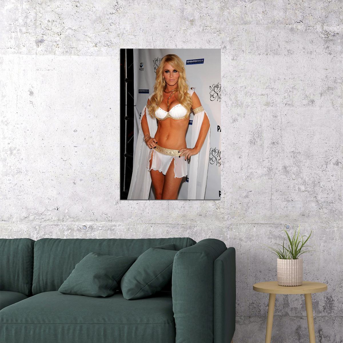 Jenny Mccarthy Sexy Female Actress Hot Blonde Poster Wall Art Print Home Wall Decor