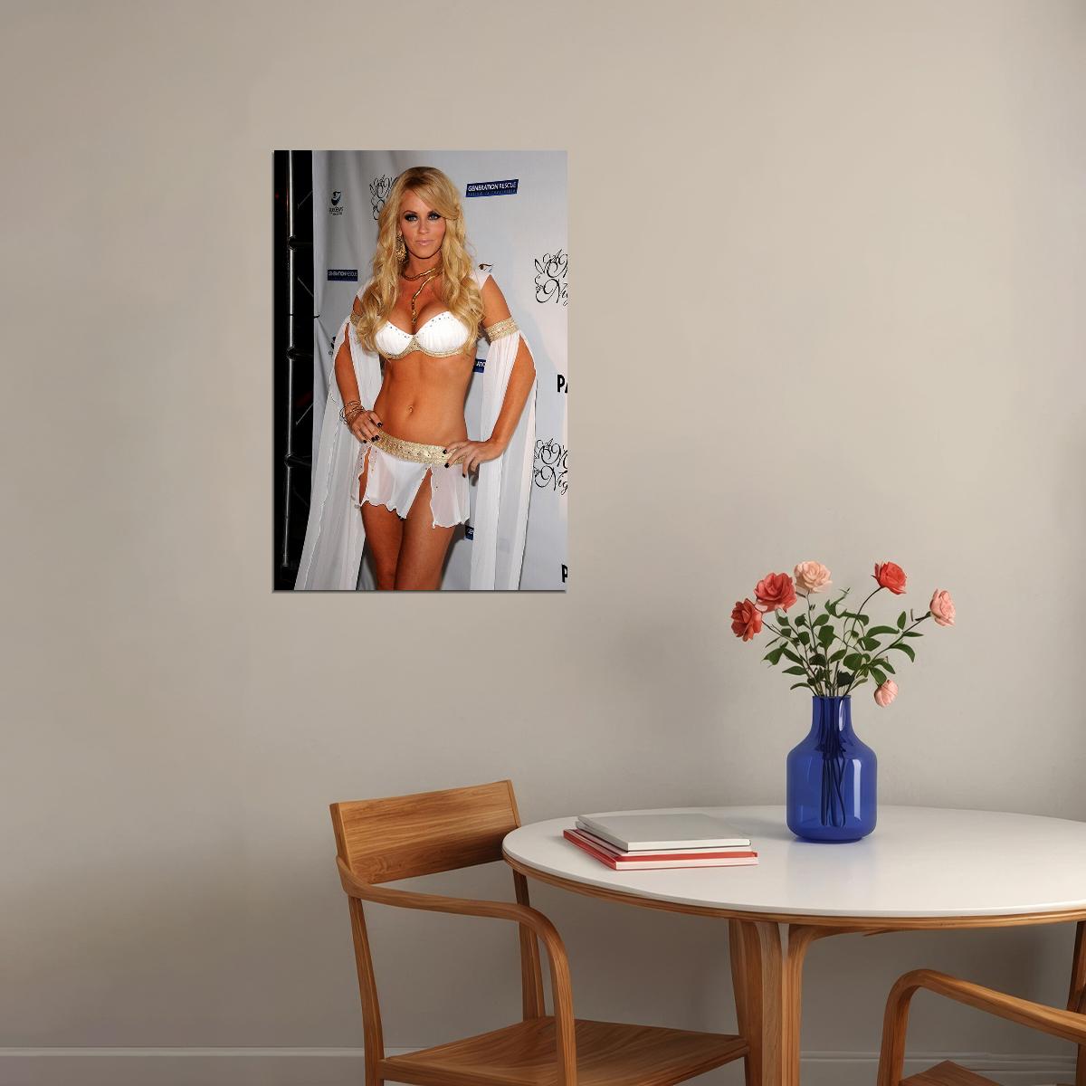 Jenny Mccarthy Sexy Female Actress Hot Blonde Poster Wall Art Print Home Wall Decor