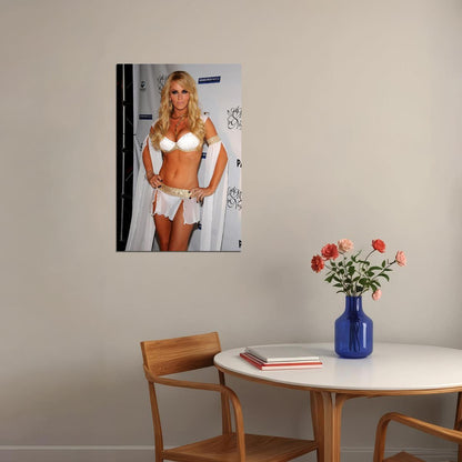 Jenny Mccarthy Sexy Female Actress Hot Blonde Poster Wall Art Print Home Wall Decor