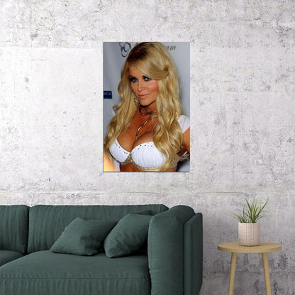 Jenny Mccarthy Sexy Female Actress Hot Girl Poster Wall Art Print Home Wall Decor