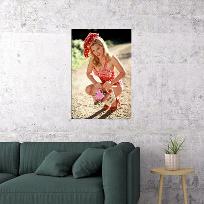 Jenny Mccarthy Sexy Female Model Actress Poster Wall Art Print Home Wall Decor