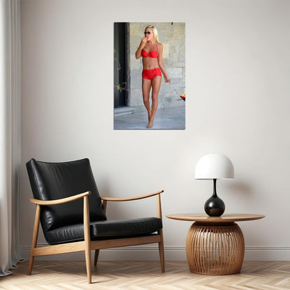 Jenny Mccarthy Sexy Female Model Hot Poster Wall Art Print Home Wall Decor