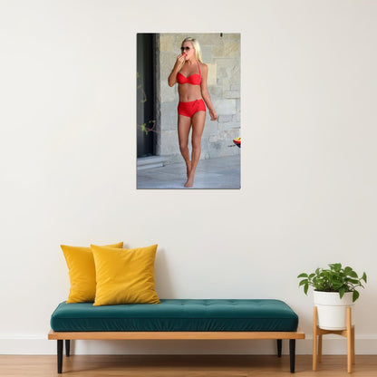 Jenny Mccarthy Sexy Female Model Hot Poster Wall Art Print Home Wall Decor