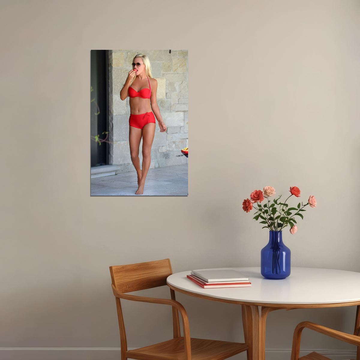 Jenny Mccarthy Sexy Female Model Hot Poster Wall Art Print Home Wall Decor