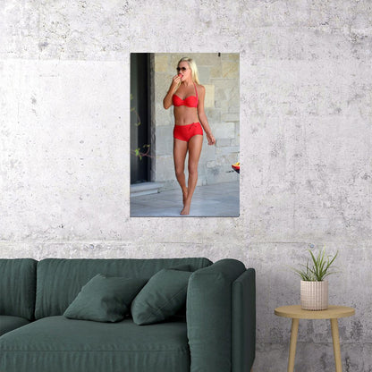 Jenny Mccarthy Sexy Female Model Hot Poster Wall Art Print Home Wall Decor