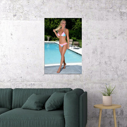 Jenny Mccarthy Sexy Female Model Woman Poster Wall Art Print Home Wall Decor