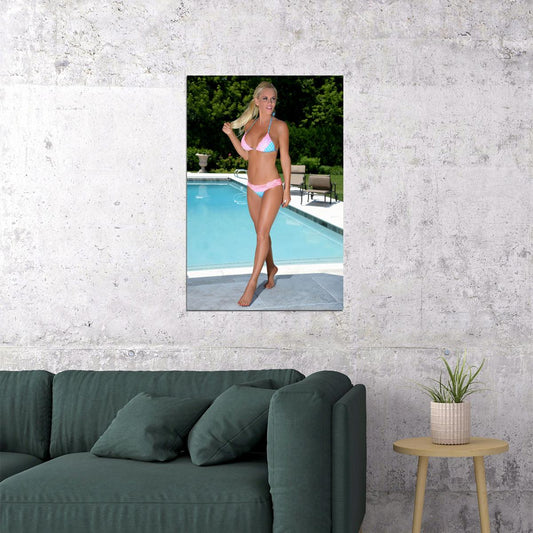 Jenny Mccarthy Sexy Female Model Woman Poster Wall Art Print Home Wall Decor