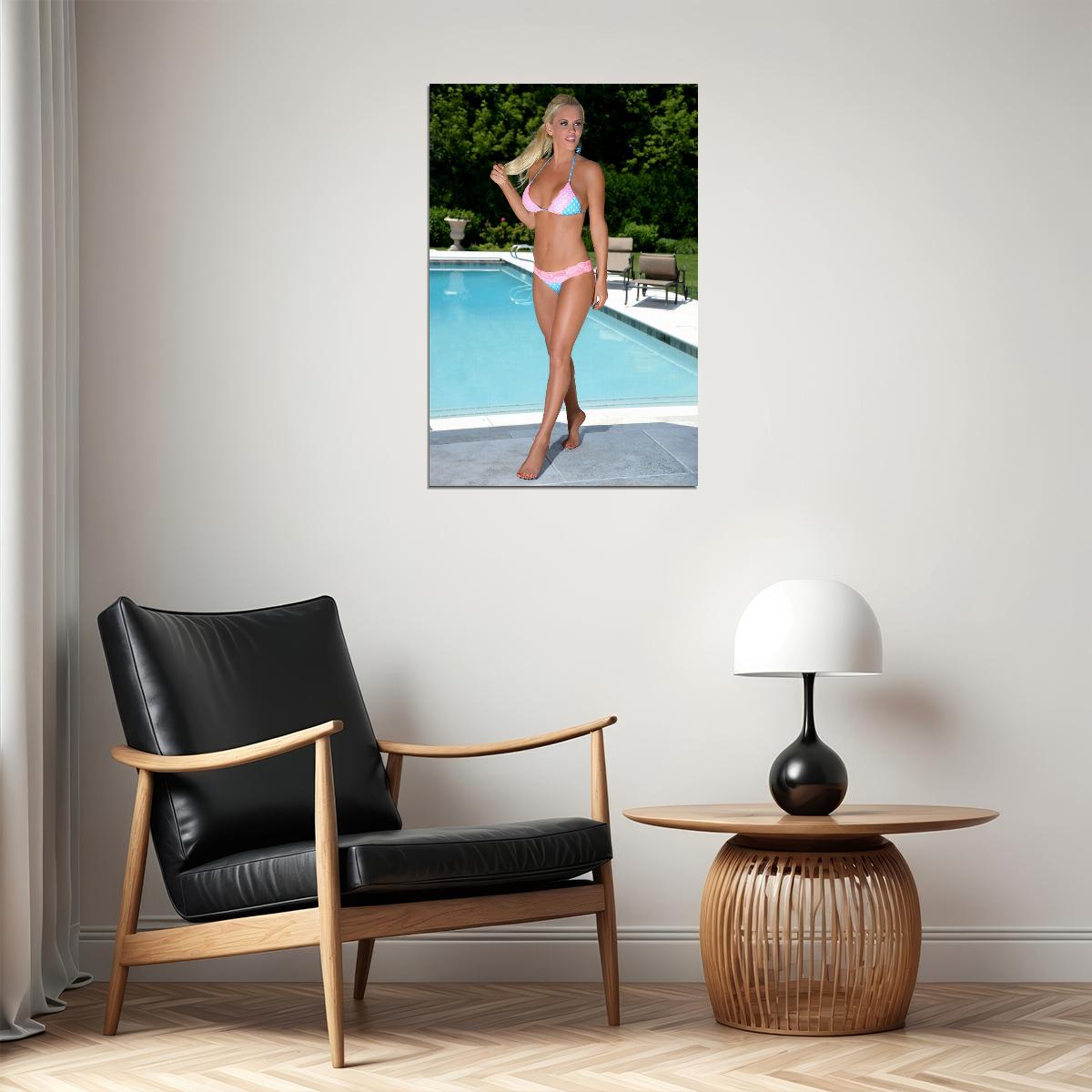 Jenny Mccarthy Sexy Female Model Woman Poster Wall Art Print Home Wall Decor