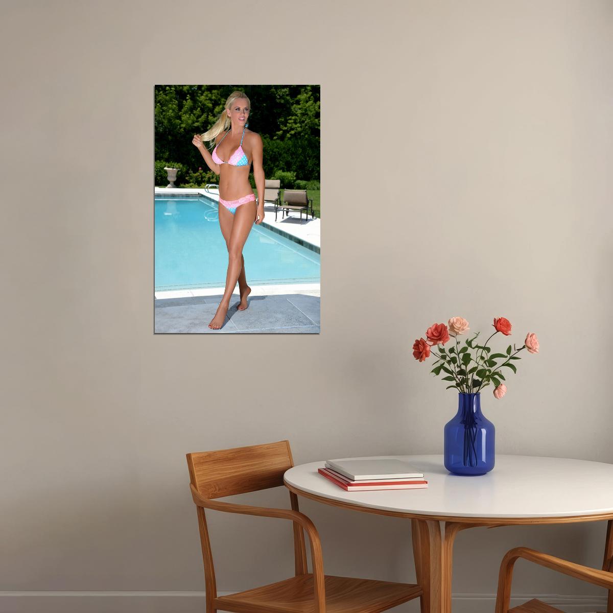 Jenny Mccarthy Sexy Female Model Woman Poster Wall Art Print Home Wall Decor