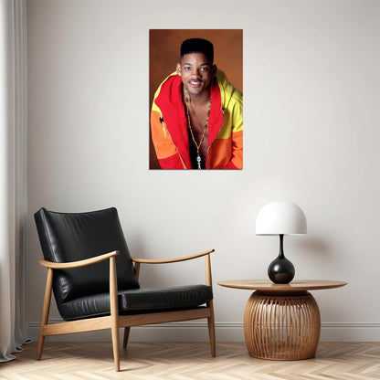 Will Smith Actor Young Photo Posed Poster Wall Art Print Home Wall Decor
