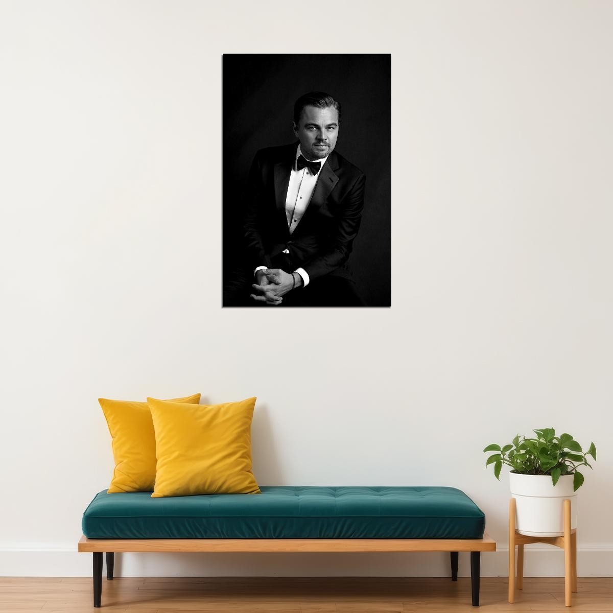 Leonardo Di Caprio Man Handsome Cute Poster Wall Art Print Home Wall Decor