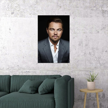 Leonardo Di Caprio Handsome Poster Wall Art Print Home Wall Decor