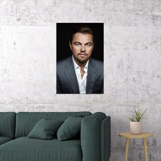 Leonardo Di Caprio Handsome Poster Wall Art Print Home Wall Decor
