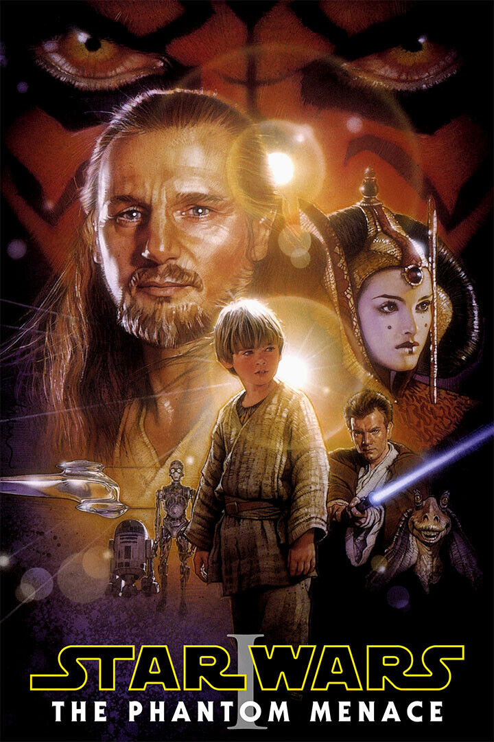 Star Wars Episode 1 Space Battle Poster Wall Art Print Home Wall Decor
