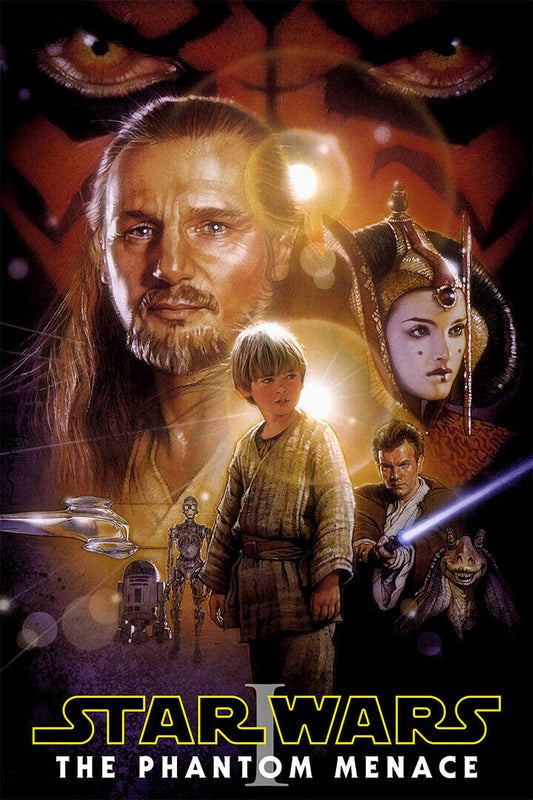 Star Wars Episode 1 Space Battle Poster Wall Art Print Home Wall Decor