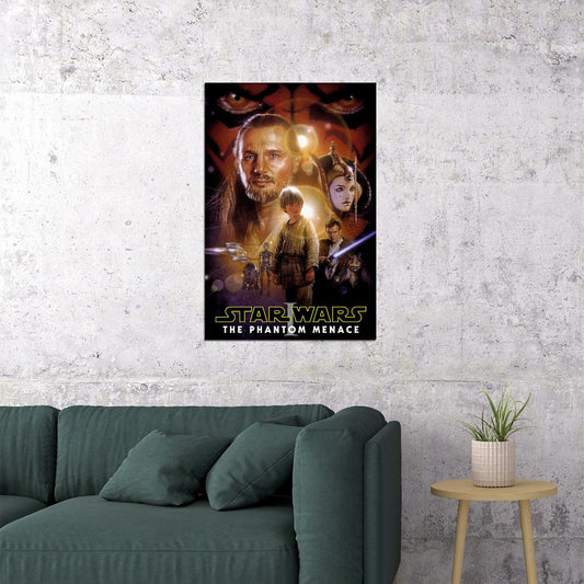 Star Wars Episode 1 Space Battle Poster Wall Art Print Home Wall Decor