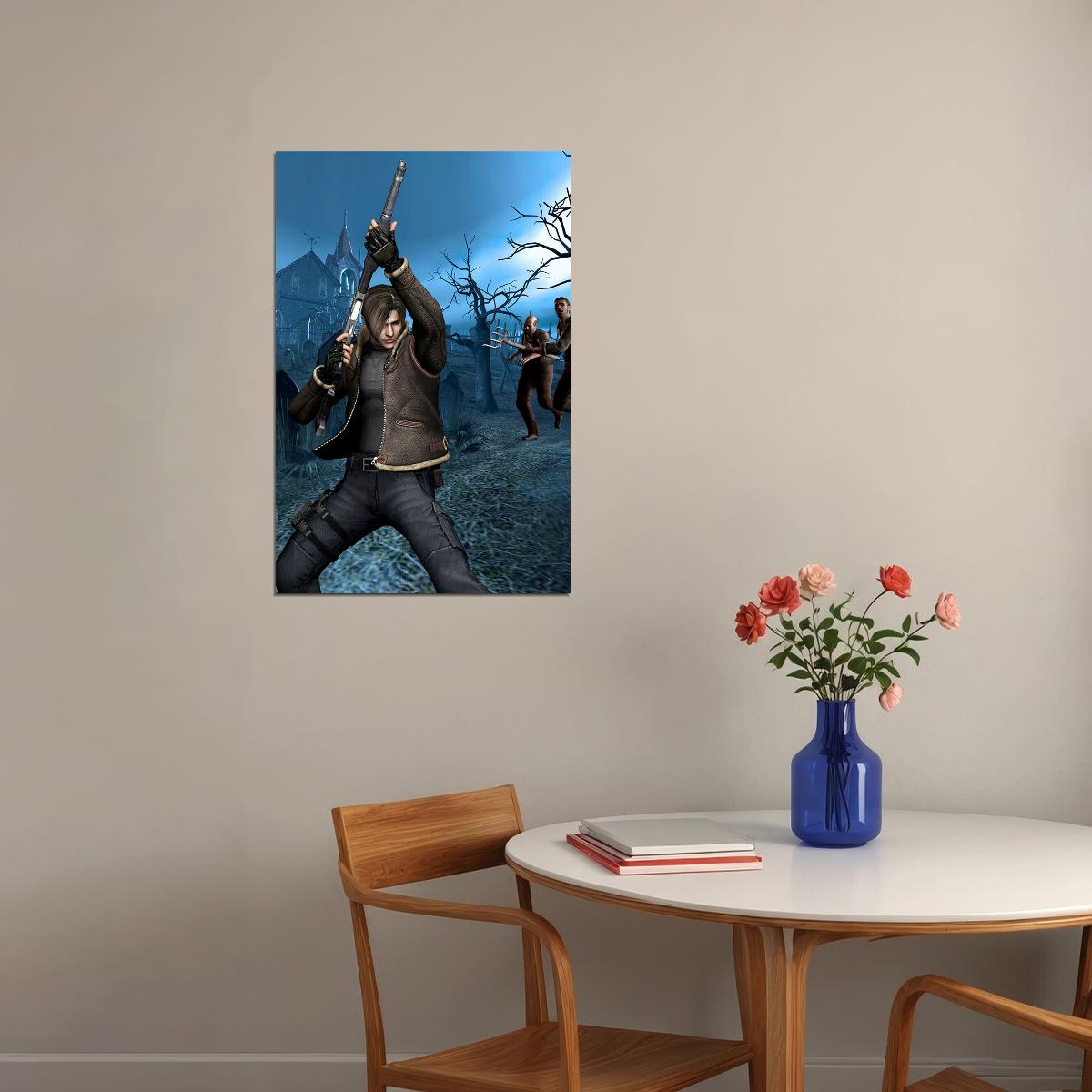 Resident Evil 4 Movie Thriller Action Poster Wall Art Print Home Wall Decor