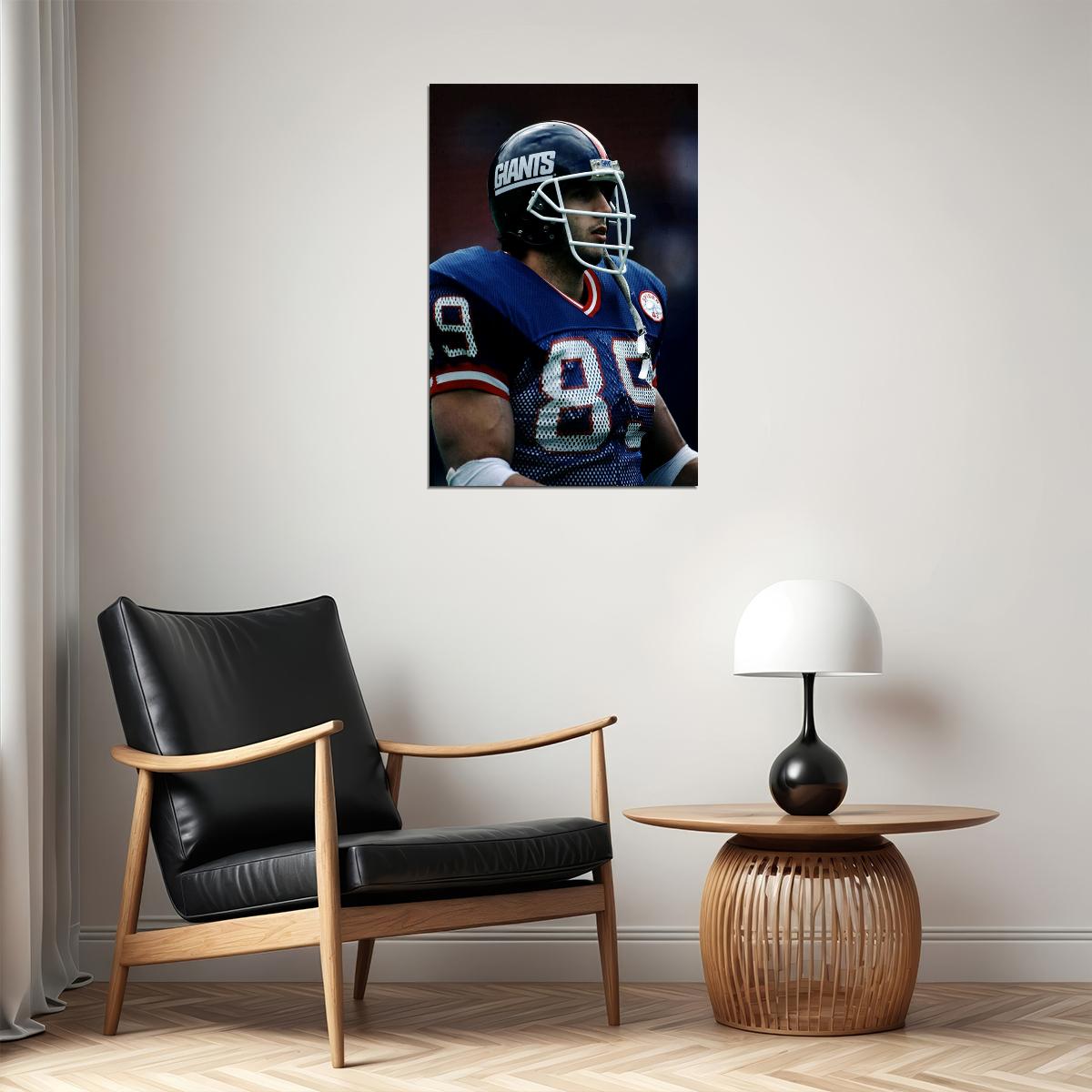 Football Player Mark Bavaro Sports Poster Wall Art Print Home Wall Decor