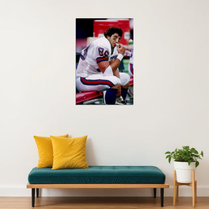 Football Player Mark Bavaro Poster Wall Art Print Home Wall Decor