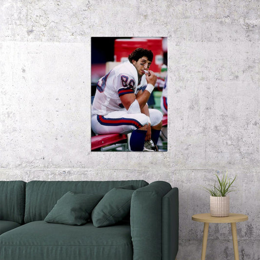 Football Player Mark Bavaro Poster Wall Art Print Home Wall Decor
