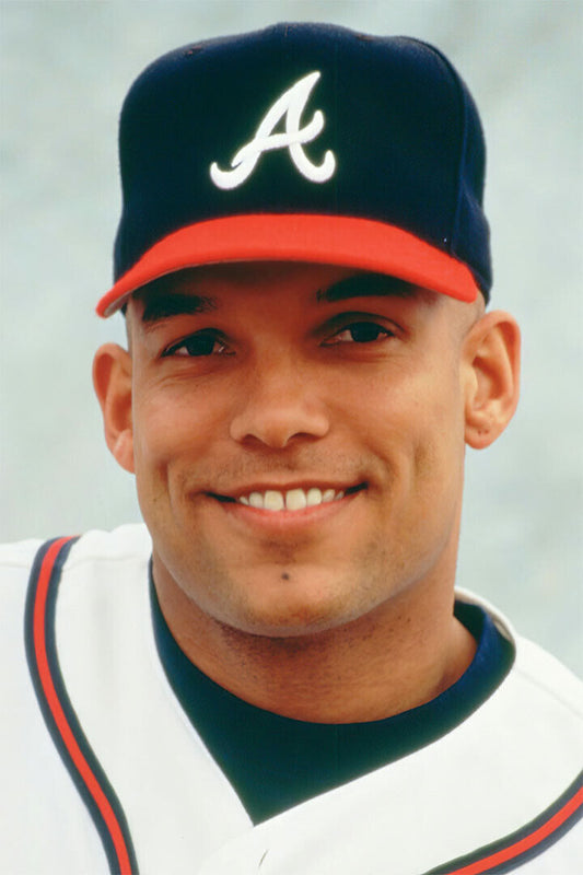 David Justice Baseball Sport Poster Wall Art Print Home Wall Decor