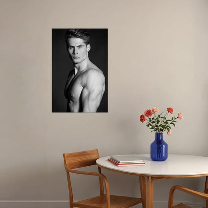 Berion Sexy Sweet Male Model Poster Wall Art Print Home Wall Decor