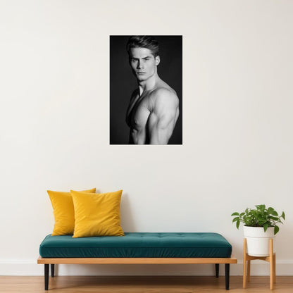 Berion Sexy Sweet Male Model Poster Wall Art Print Home Wall Decor