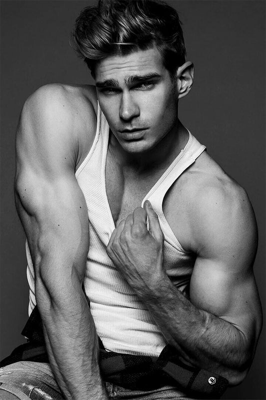 Berion Sexy Cute Male Model Poster Wall Art Print Home Wall Decor