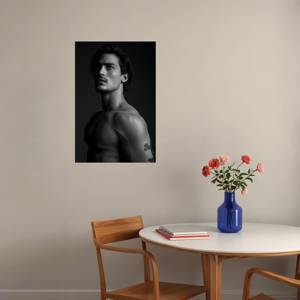 Berion Sexy Hot Male Model Poster Wall Art Print Home Wall Decor