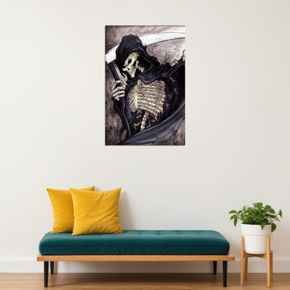 Fantasy Deliverence Grim Reaper Artwork Poster Wall Art Print Home Wall Decor