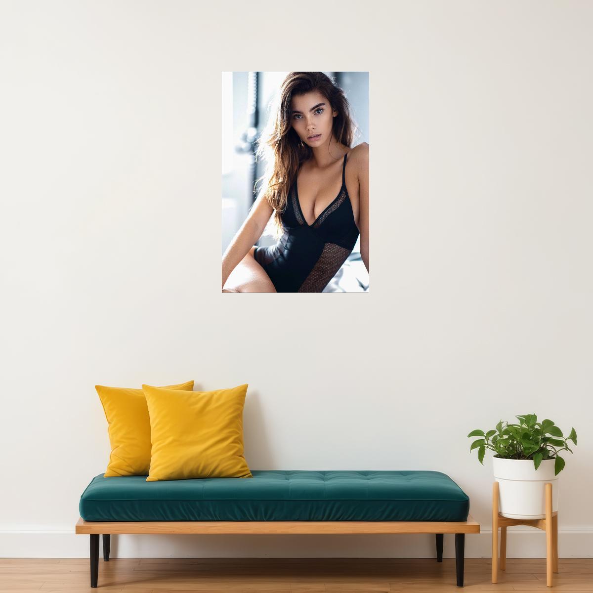 Cyndi Mello Sexy Girl Model Poster Wall Art Print Home Wall Decor