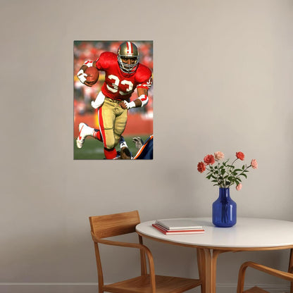 Roger Craig Football Sports Poster Wall Art Print Home Wall Decor
