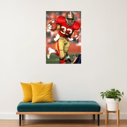 Roger Craig Football Sports Poster Wall Art Print Home Wall Decor