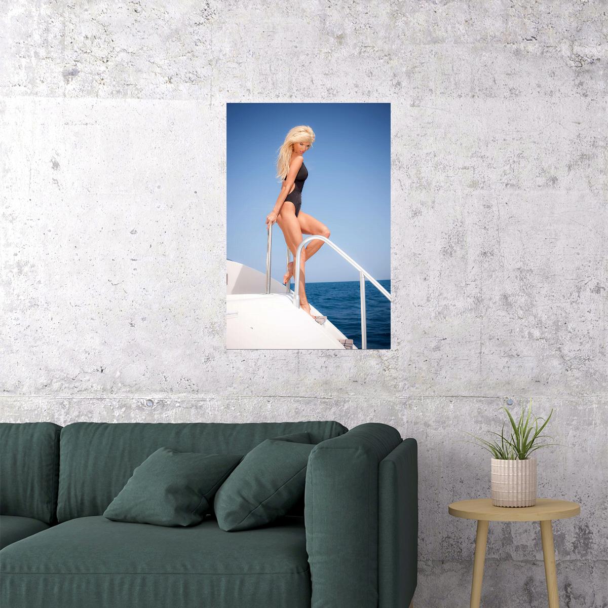 Victoria Silvstedt Hot Beauty Model Poster Wall Art Print Home Wall Decor