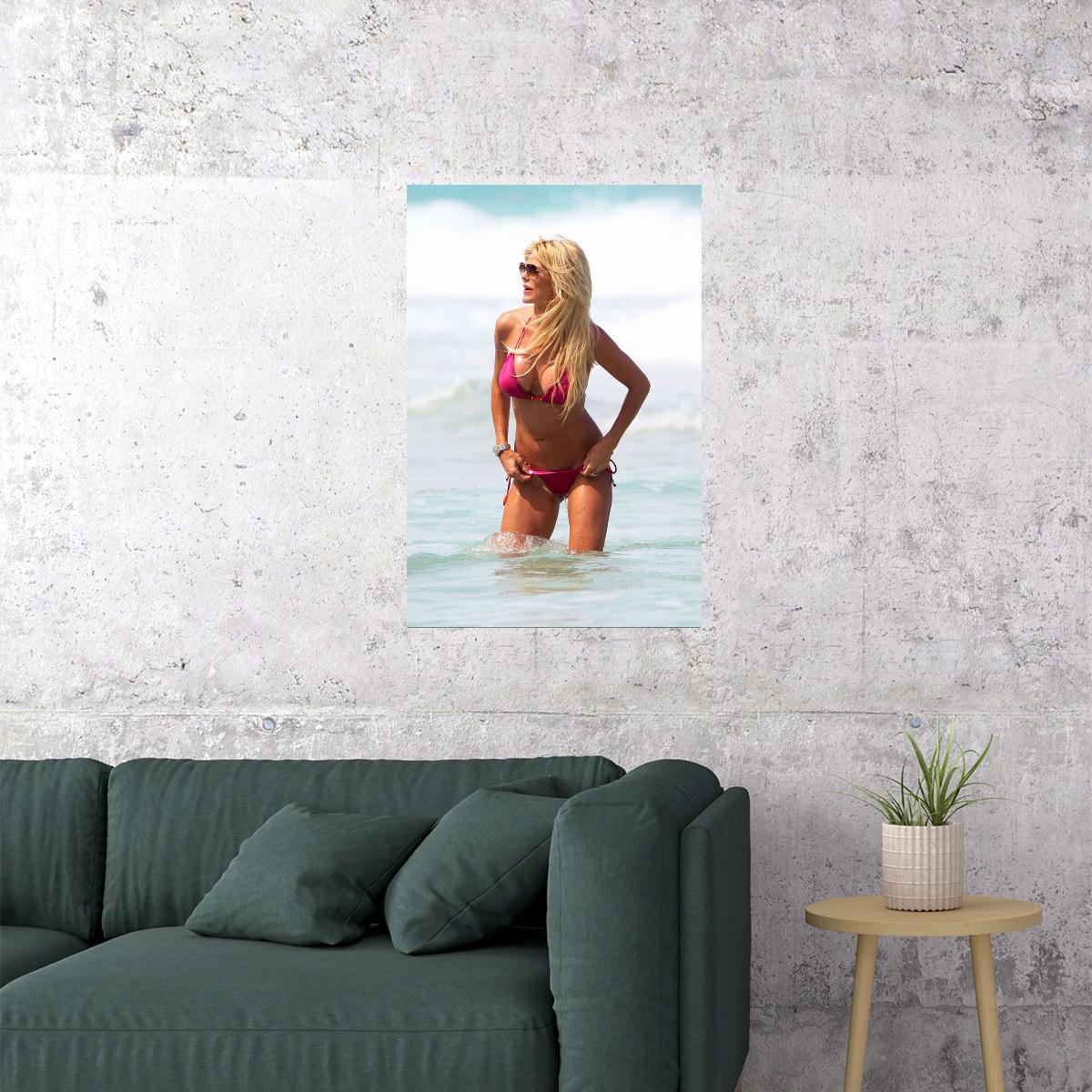 Victoria Silvstedt Hot Sweet Model Poster Wall Art Print Home Wall Decor