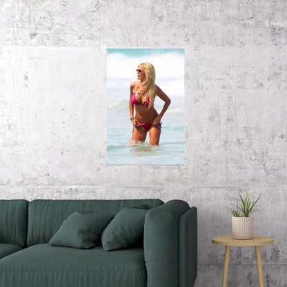 Victoria Silvstedt Hot Sweet Model Poster Wall Art Print Home Wall Decor