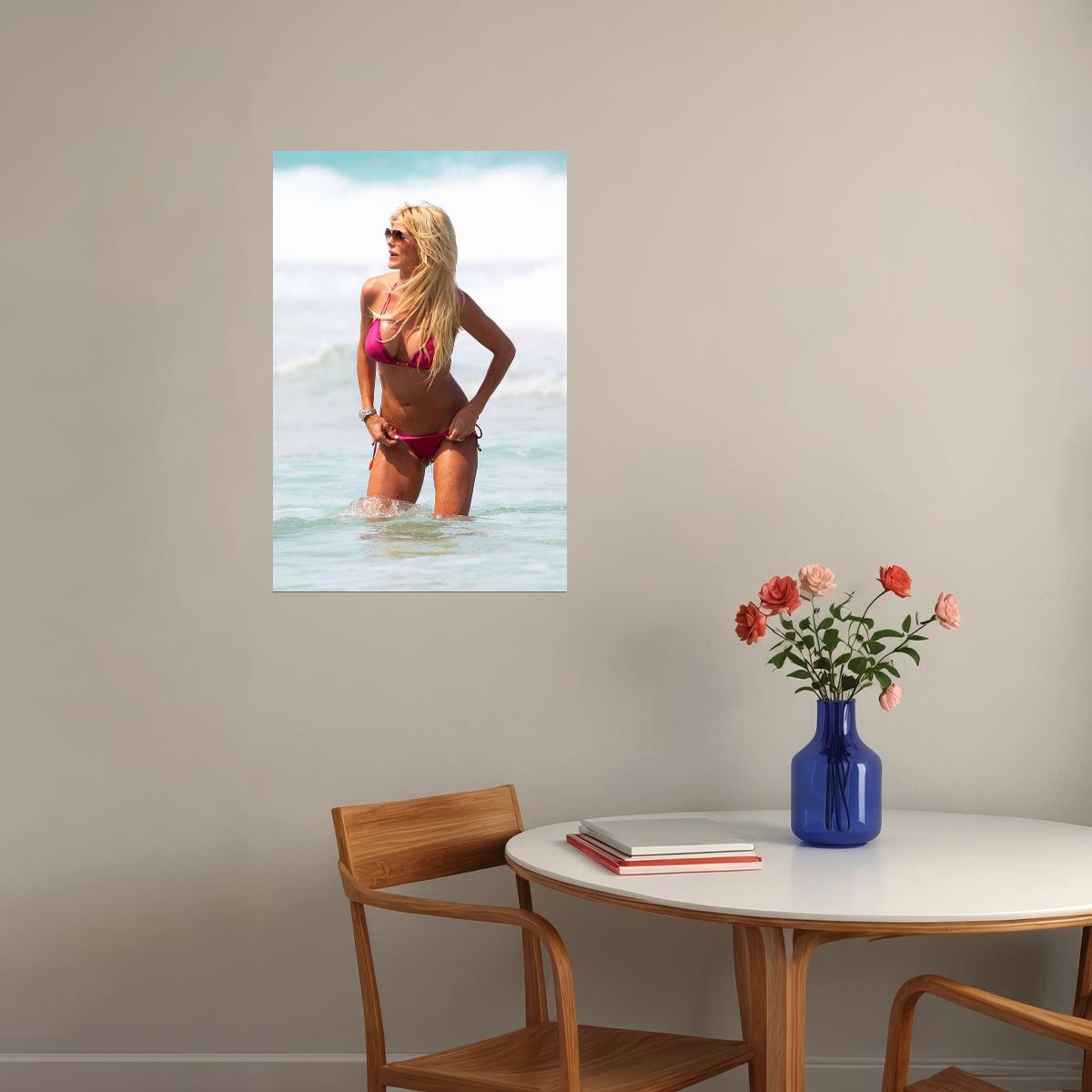 Victoria Silvstedt Hot Sweet Model Poster Wall Art Print Home Wall Decor
