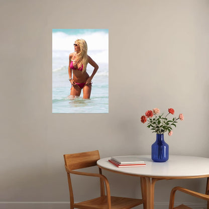 Victoria Silvstedt Hot Sweet Model Poster Wall Art Print Home Wall Decor