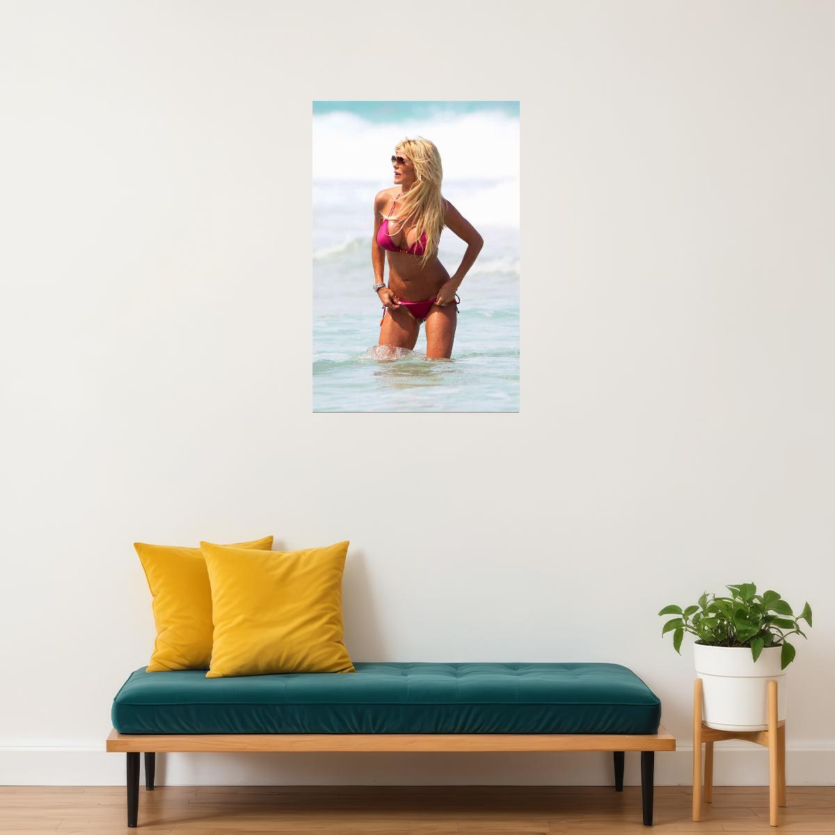 Victoria Silvstedt Hot Sweet Model Poster Wall Art Print Home Wall Decor