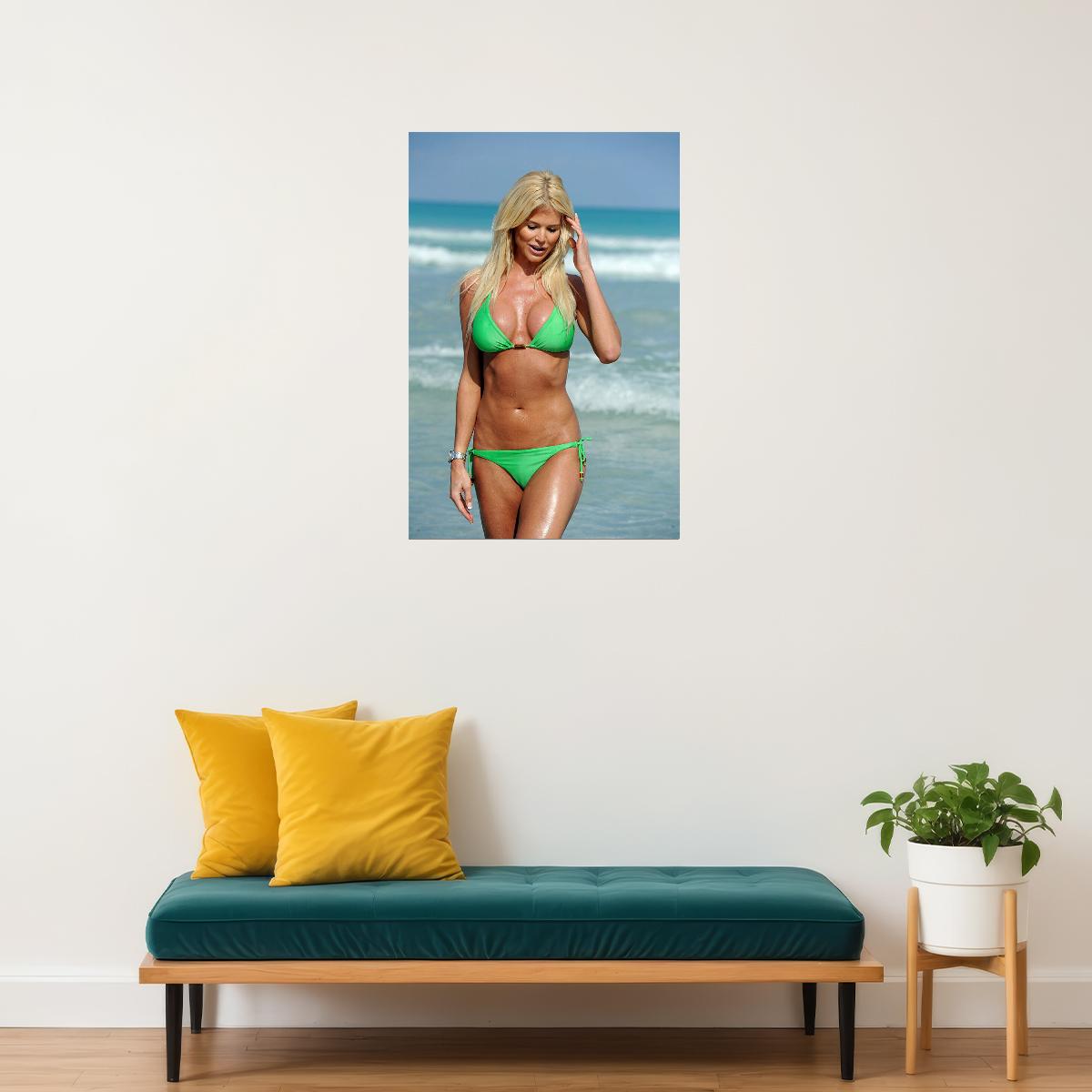 Victoria Silvstedt Hot Sexy Model Sweet Cute Poster Wall Art Print Home Wall Decor