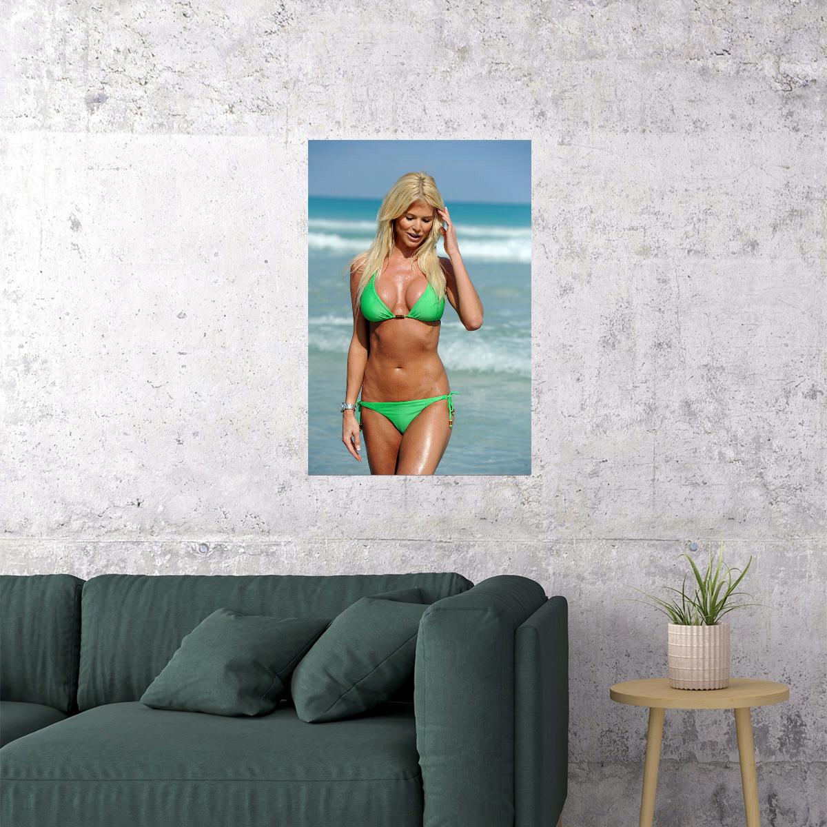 Victoria Silvstedt Hot Sexy Model Sweet Cute Poster Wall Art Print Home Wall Decor