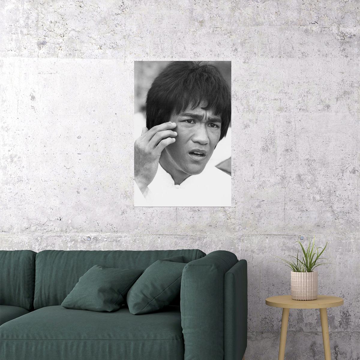 Bruce Lee Movie Actor Fighter Poster Wall Art Print Home Wall Decor