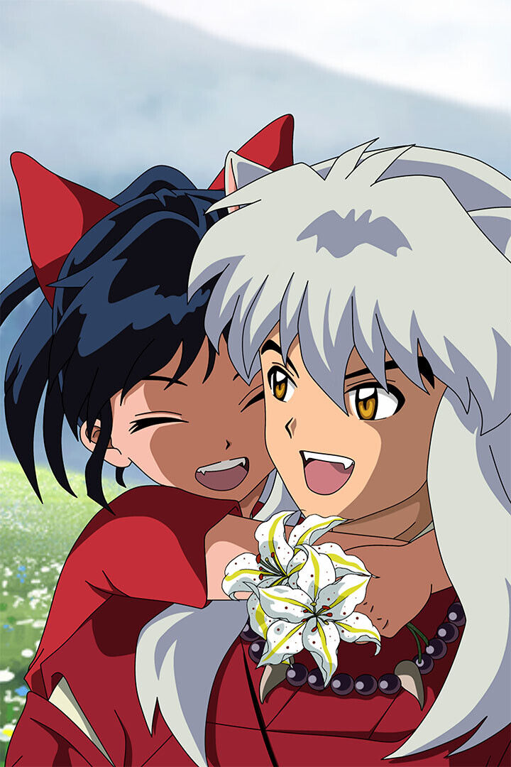 Inu Yasha Anime Fight Scene Poster Wall Art Print Home Wall Decor
