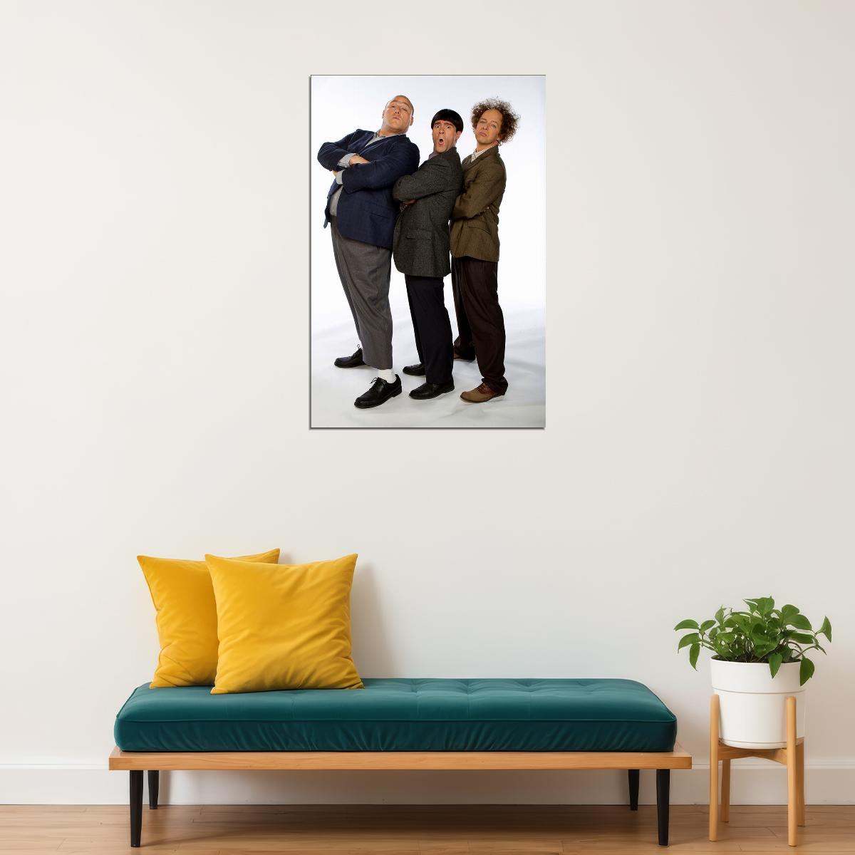 Three Stooges Curly For President Comedy Poster Wall Art Print Home Wall Decor