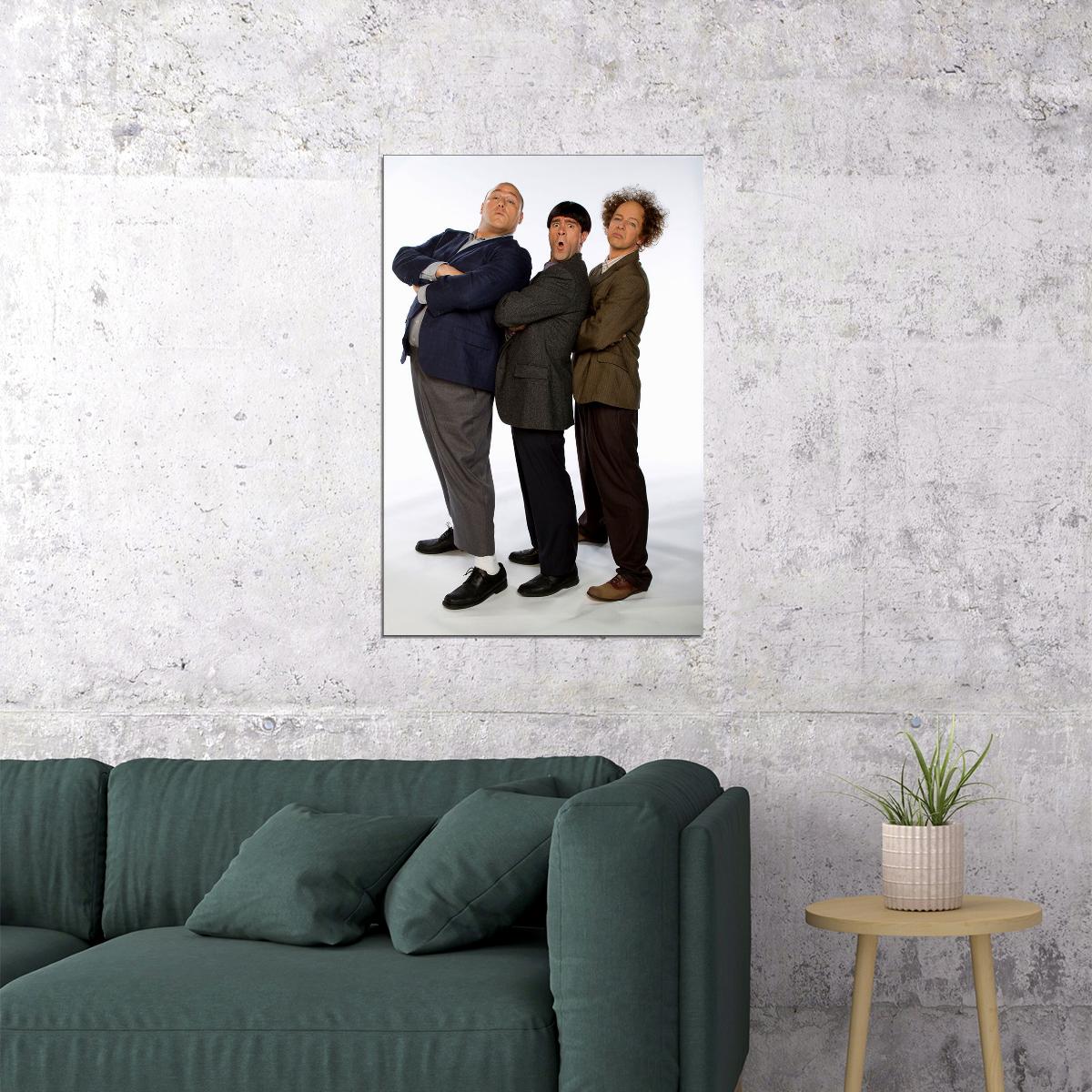Three Stooges Curly For President Comedy Poster Wall Art Print Home Wall Decor