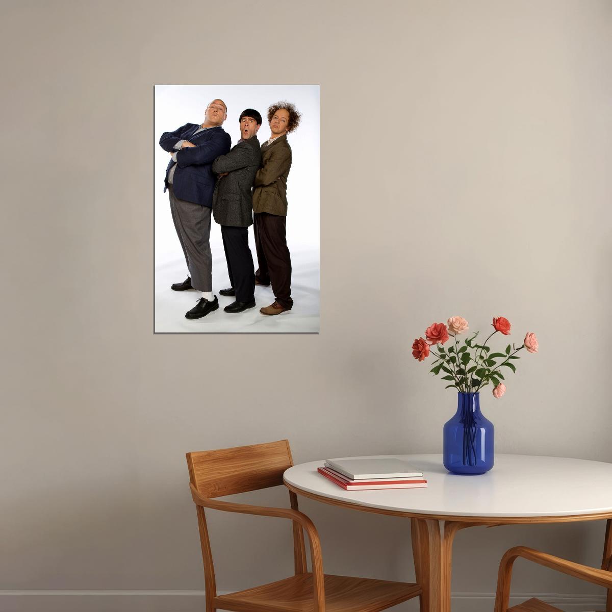 Three Stooges Curly For President Comedy Poster Wall Art Print Home Wall Decor