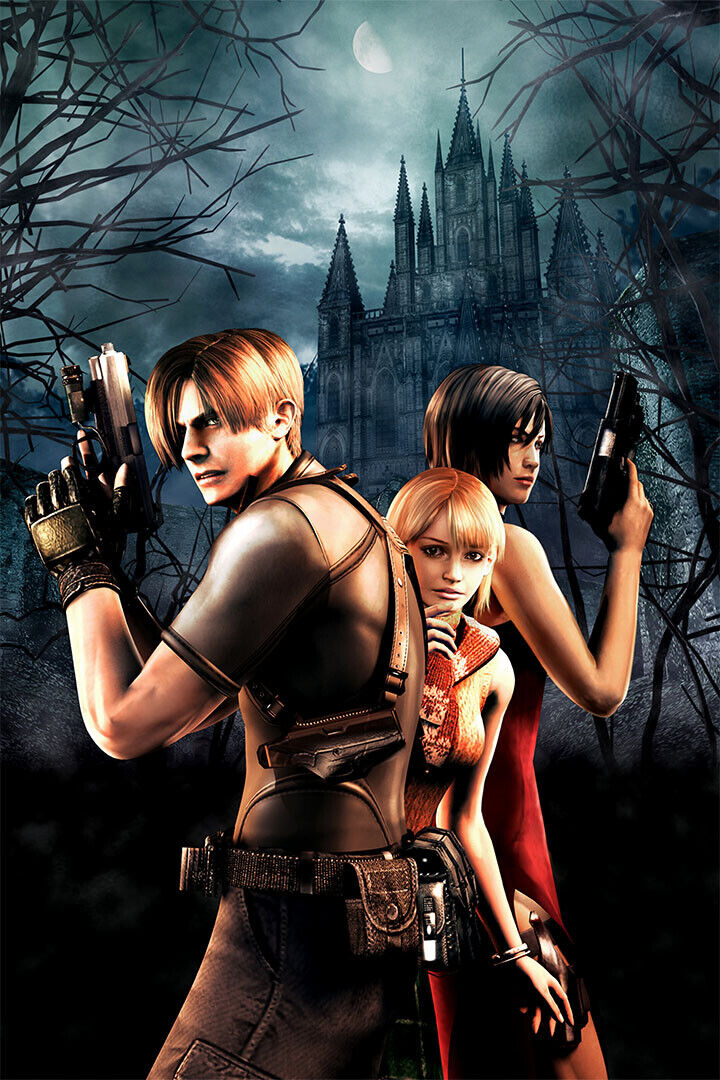 Resident Evil 4 Movie Action Horror Poster Wall Art Print Home Wall Decor